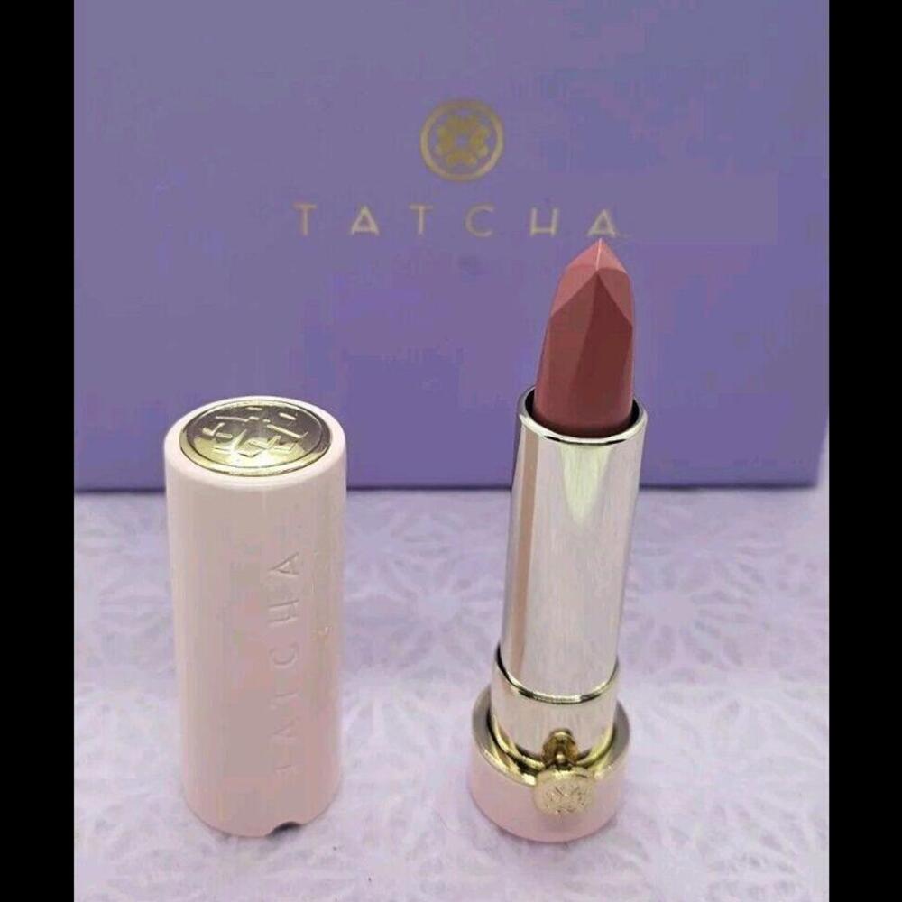 TATCHA Twilight CHERRY BLOSSOM 23K  Lipstick 0.1 oz FULL SIZE New
